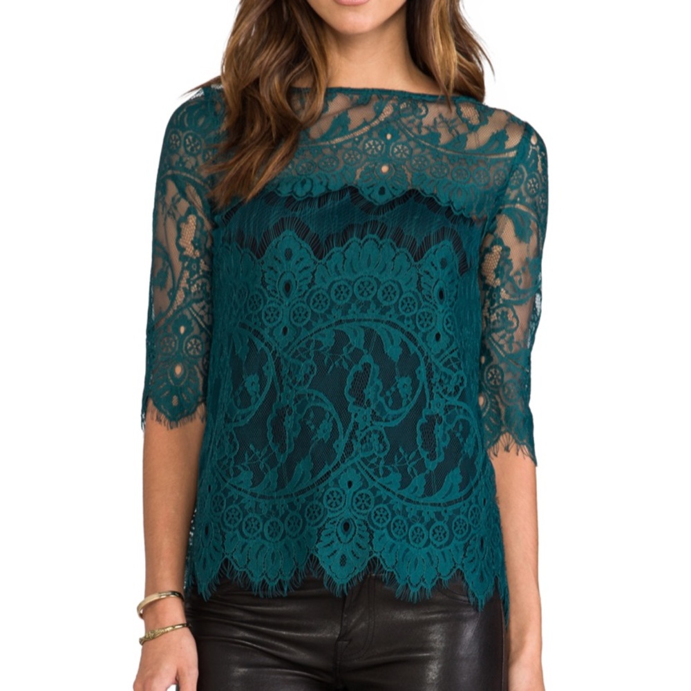Josette Scalop Lace Top- BB Dakota